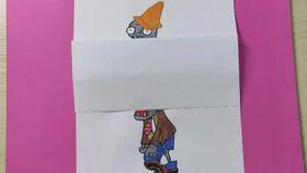 吃瓜折叠画,趣味与创意的完美融合