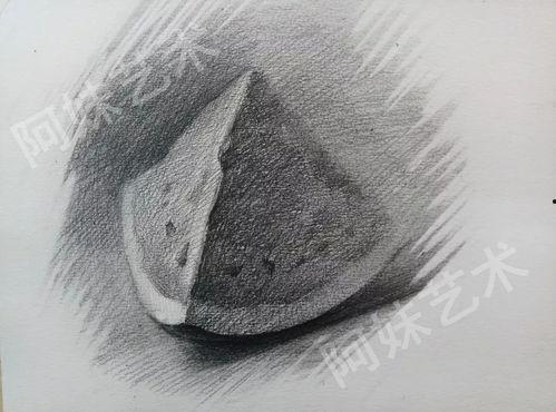 素描吃瓜的视频,短视频中的素描吃瓜艺术